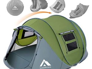 Pop Up Tents for Camping 4 Person Waterproof Tent Easy Pop Up Army Tents Surplus Tents Military Tents Military Pop Up Tent Popup Tent Camping Easy Up Camping Tents Instant Pop Up Tent Big Green