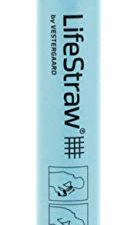LifeStraw Personal Water Filter for Hiking, Camping, Travel, and Emergency Preparedness, 1 Pack, Blue