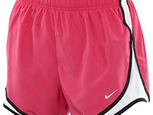 Nike Women's Dri-fit Tempo Track 3.5 Short (Vivid Pink/White/Black/Wolf Grey, Small)