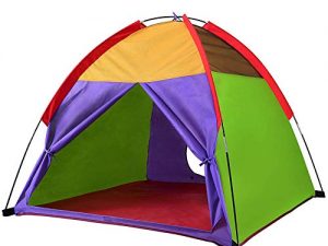 Alvantor Kids Tents Indoor Children Play Tent For Toddler Tent For Kids Pop Up Tent Boys Girls Toys Indoor Outdoor Playhouse Camping Playground 8010 Rainbow 48”x48”x42"