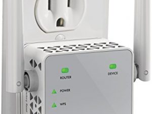 NETGEAR Wi-Fi Range Extender EX3700 - Coverage Up to 1000 Sq Ft and 15 Devices with AC750 Dual Band Wireless Signal Booster & Repeater (Up to 750Mbps Speed), and Compact Wall Plug Design